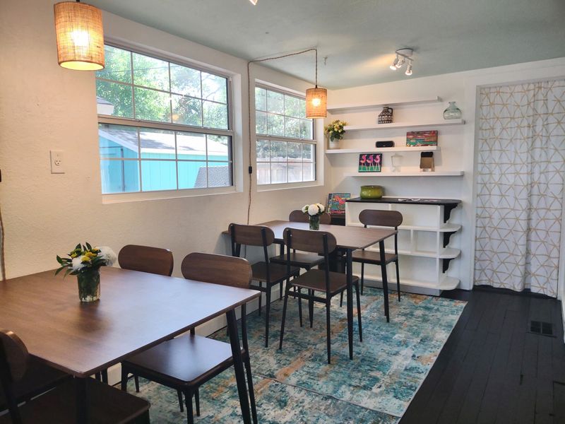 Co-working desk area